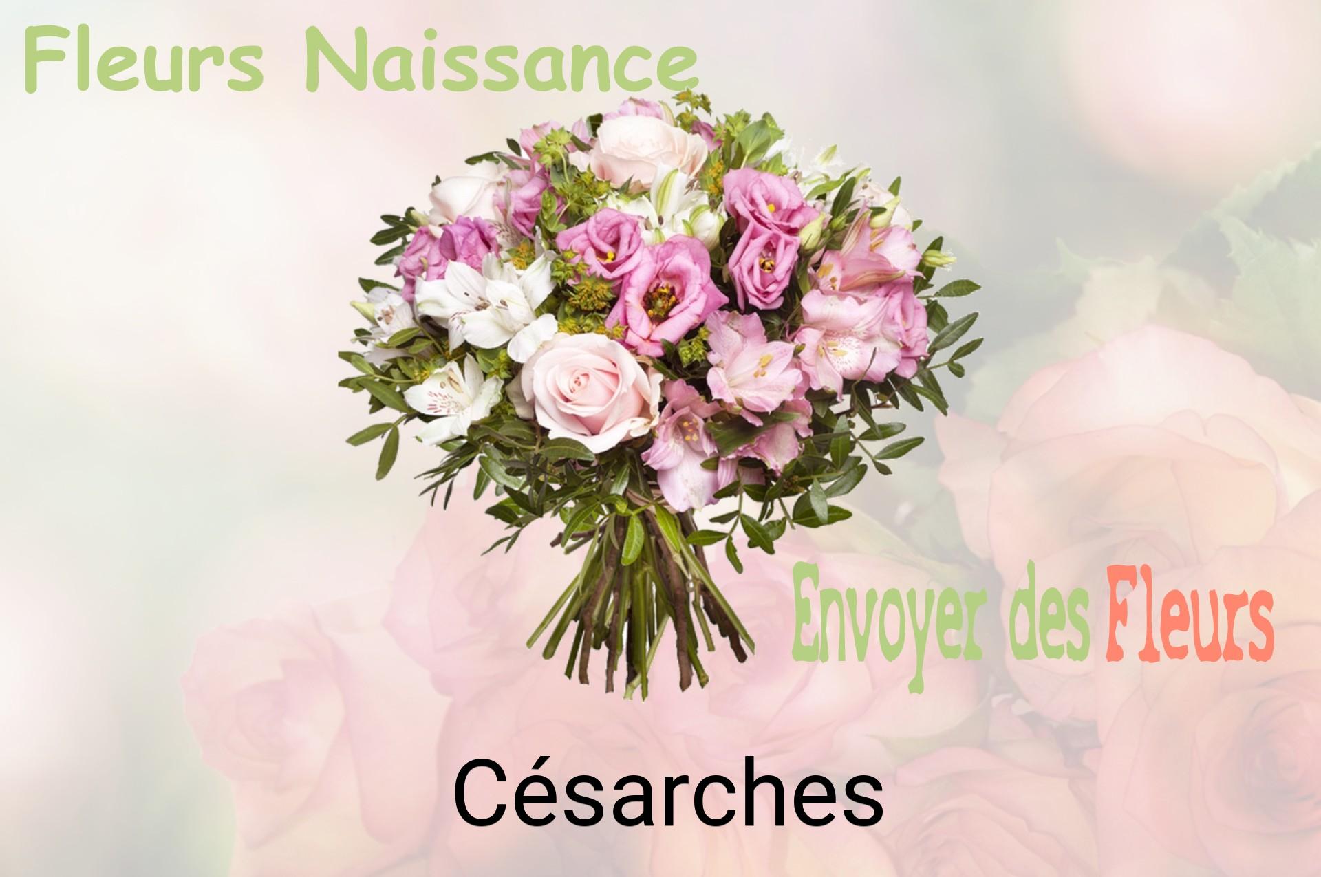 Bouquet de fleurs de naissance livré à Césarches